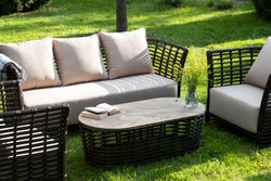 "Валенсия" лаунж-зона из искусственного ротанга, цвет бронзовый