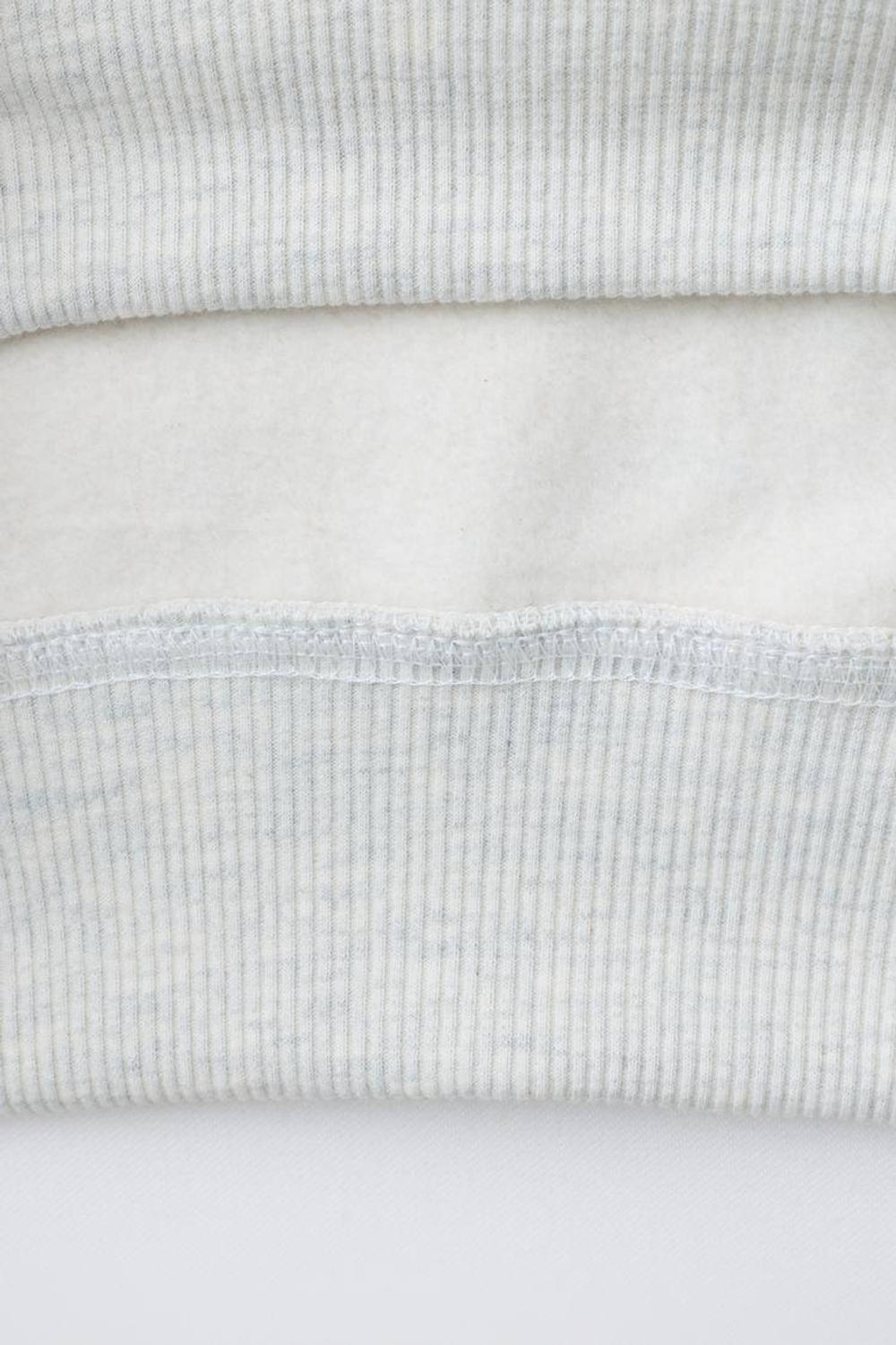 ZARA ТОЛСТОВКА С НАДПИСЬЮ В СТИЛЕ ПРЕППИ, СЕРЫЙ МЕЛАНЖ