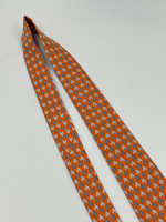 Галстук оранжевый Hermes