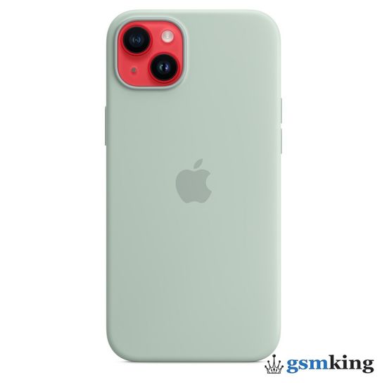 Apple Silicone Case with MagSafe iPhone 14 Plus Succulent (Зелёный) MPTC3ZM/A