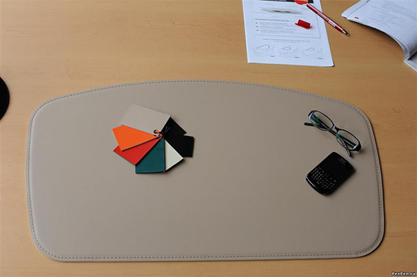 Бювар на стол, кожа натуральная Модель 12.