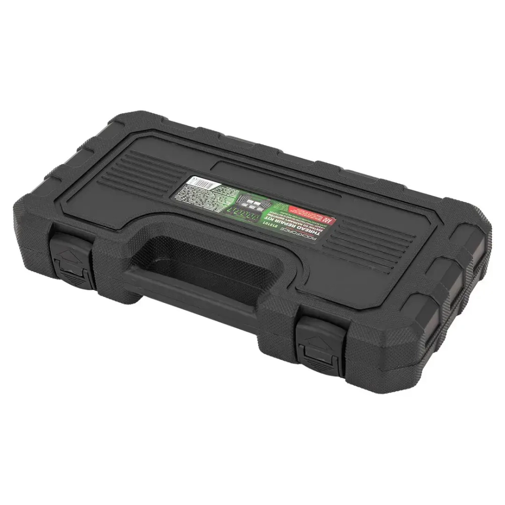 Набор приспособлений и футорок для восстановления резьбы М5х0,8 М6х1,0 М8х1,25 М10х1,5 М12х1,75 (131пр.) RockFORCE RF-9131U1