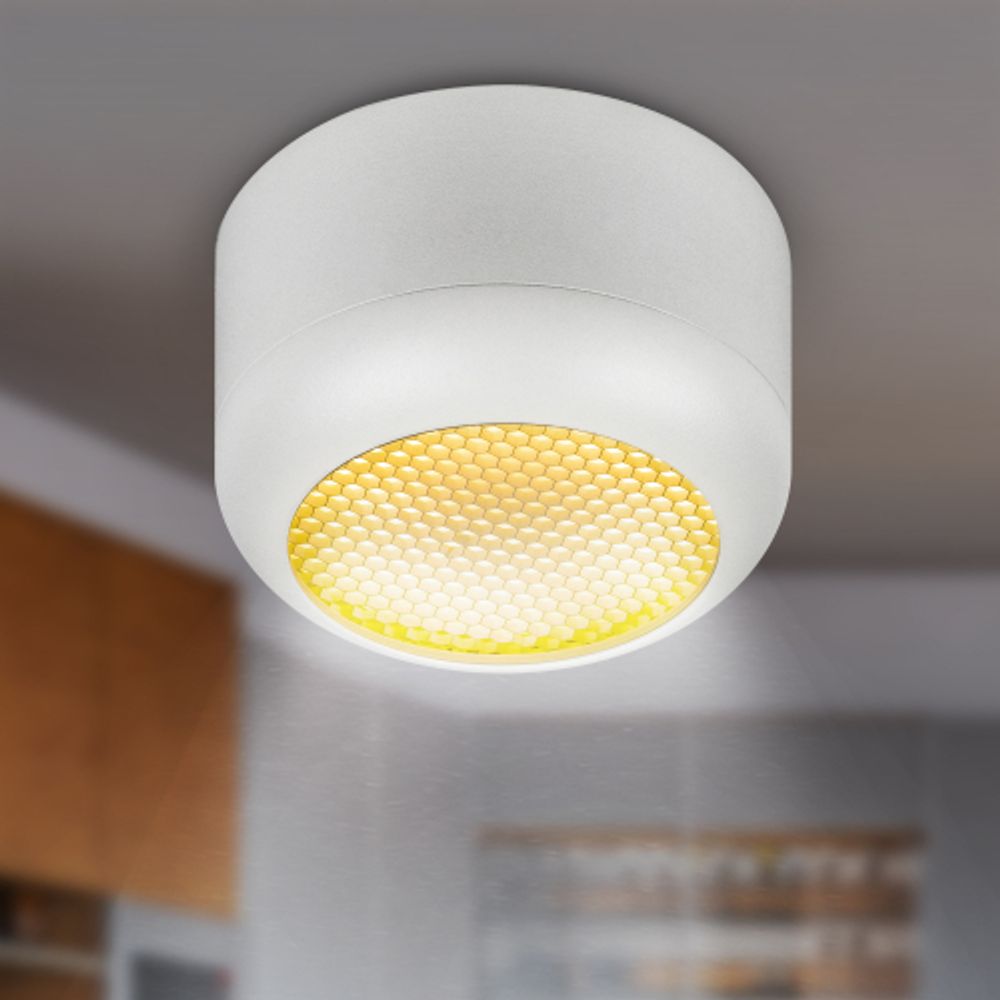 Светильник настенно-потолочный спот ЭРА OL56 WH под лампу GX53 белый IP20 | Накладные светильники