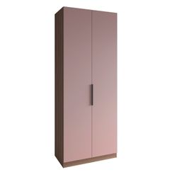 МС Роза Шкаф 900 Орех Франклин/Ройс Пудра Скин, ДСВ Мебель