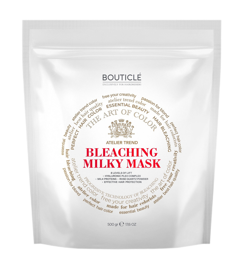 Обесцвечивающая  маска для волос с Гиалуроновой кислотой и PLEX комплексом BOUTICLE, 500 г