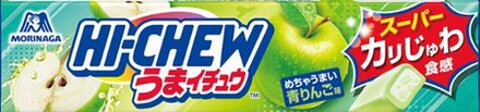 Конфеты жевательные Hi-Chew со вкусом зелёного яблока 12шт, Morinaga, 58.8г