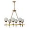 Подвесная люстра Lumina Deco Aldono LDP 7004-6 MD+BK