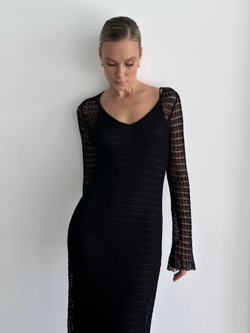 Комплект MOANA с чёрной комбинацией, чёрный