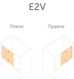 Душевая шторка на ванную Vegas Glass E2V LUX ST профиль золото, стекло сатин