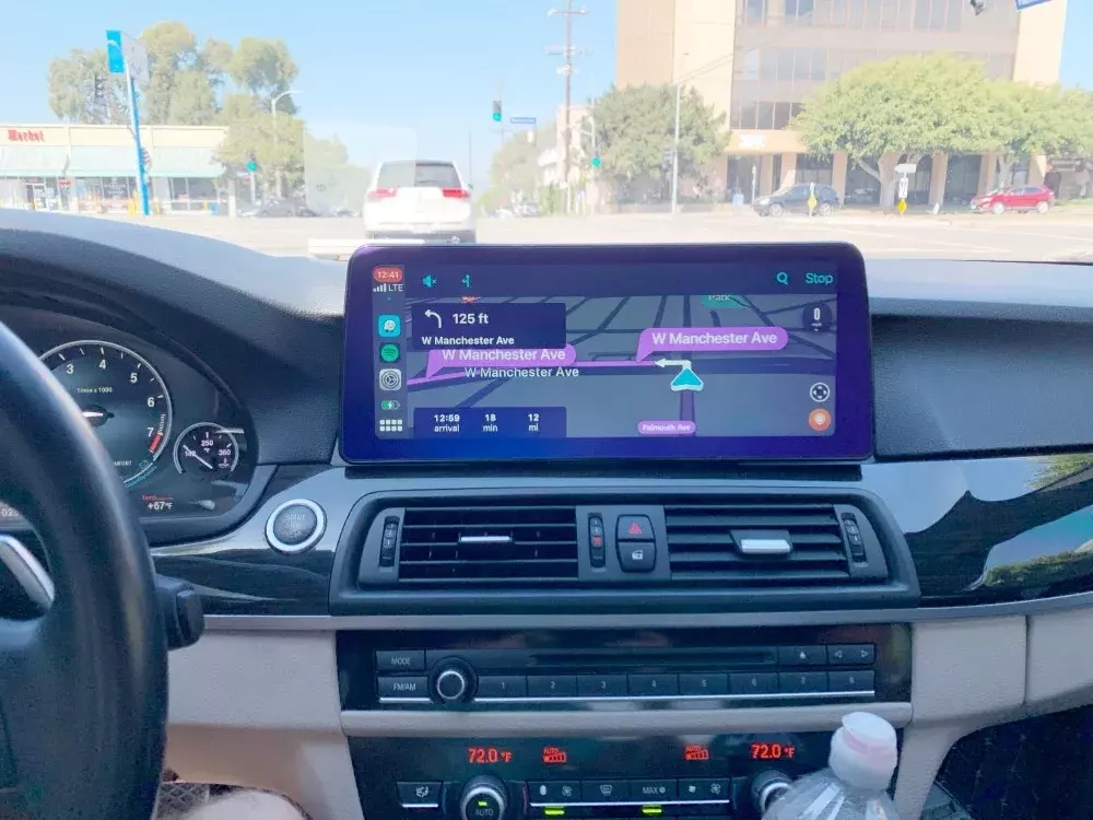 Магнитола BMW 5 (F10) 2012-2016 NBT - Carmedia MKD монитор 12.3", Android 11, 6/128Гб, CarPlay, 4G SIM-слот