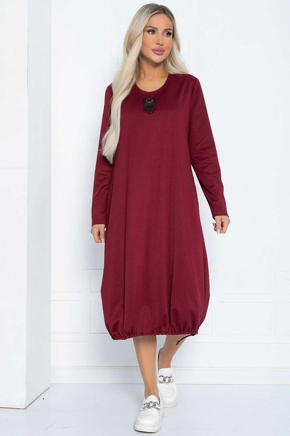 Платье Я жду тебя (бордовое) П12312-15 LT Collection