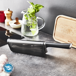 Шеф-нож с чехлом для заточки Tefal Ever Sharp 16,5 см K2579104