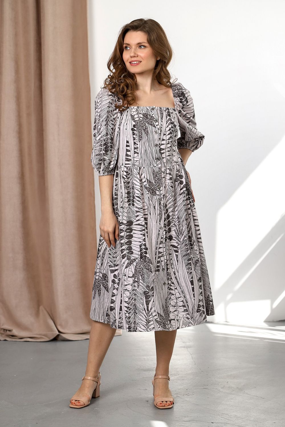 Платье Экзотика-1 Виотекс БЕЖЕВЫЙ