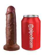 Вибро-мяч с фаллосом Vibrating Mini Sex Ball 7'' (Цвет: черный с коричневым)