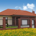 Черепица композитная Metrotile Metrobond Кирпичная