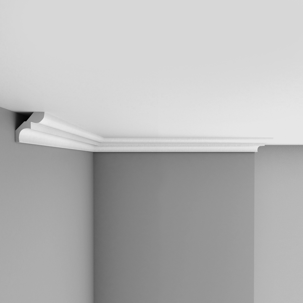 Плинтус потолочный гладкий Decomaster 96669 50х46х2400мм