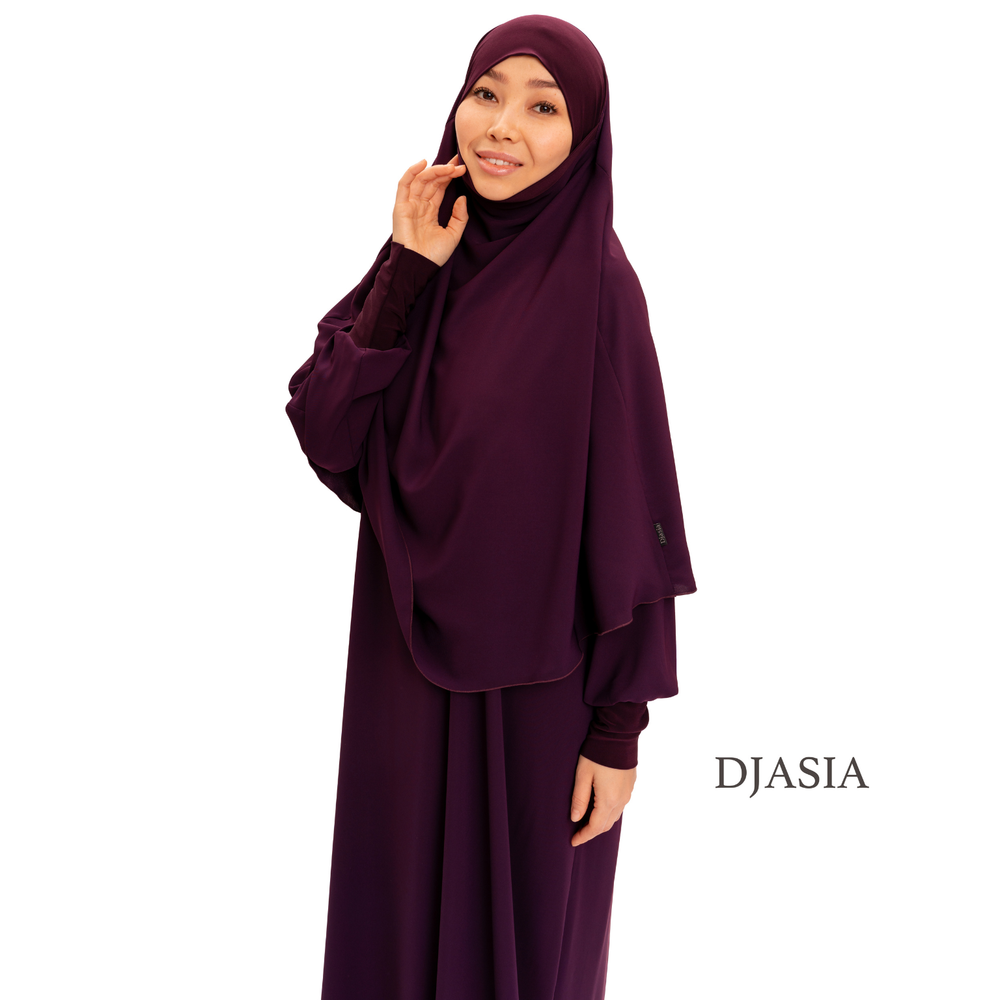 SET: DRESS WITH KHIMAR FROM MEDINA SILK (One size)