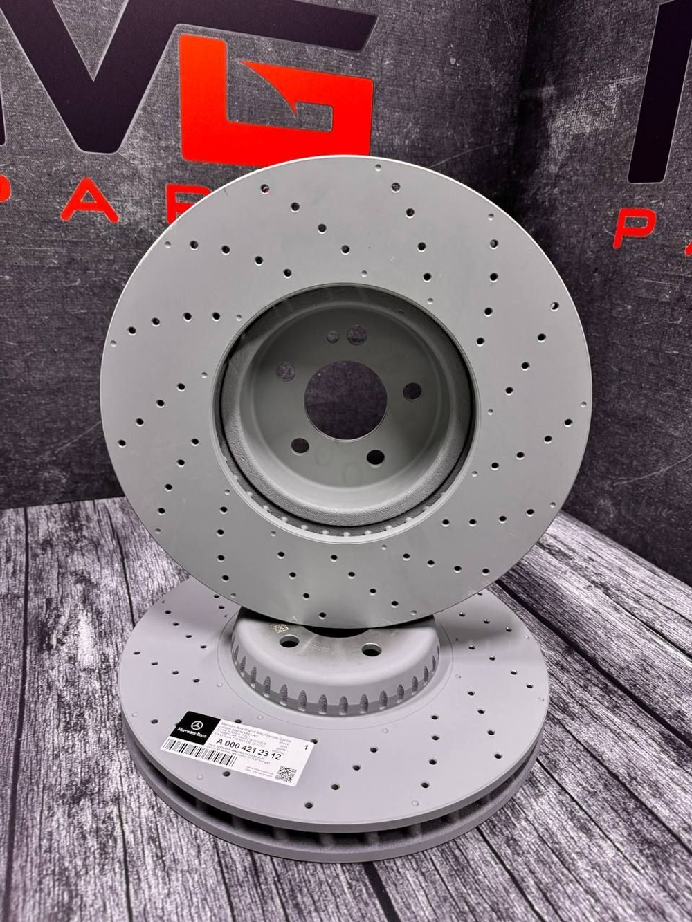 Диски 2шт. тормозные передние PowerStop Evolution с перфорацией и насечками MERCEDES E CLASS W213 AMG, A0004212312