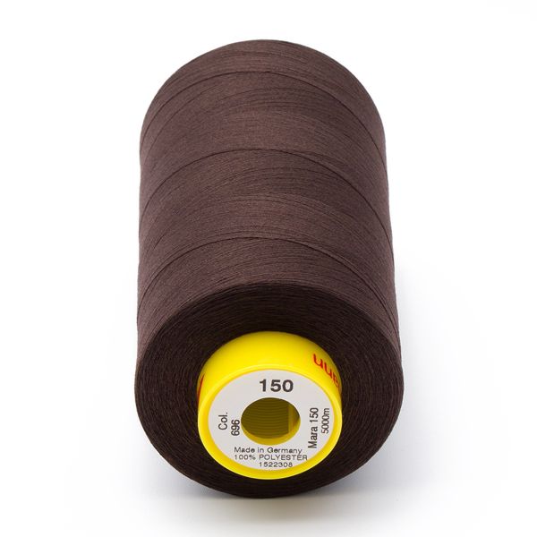 Нитка Gutermann Mara 150 (5000 метров), 1 боб., особо тонкая | 696 т.шоколад