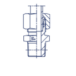 Штуцер FC DL08 NPT 1/4 (в сборе, нерж.)
