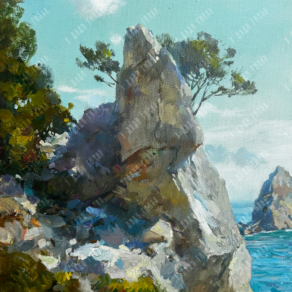 Свиридов С. А. (р. 1964 г.) Симеиз. Холст, масло. Крым, 2022 г.