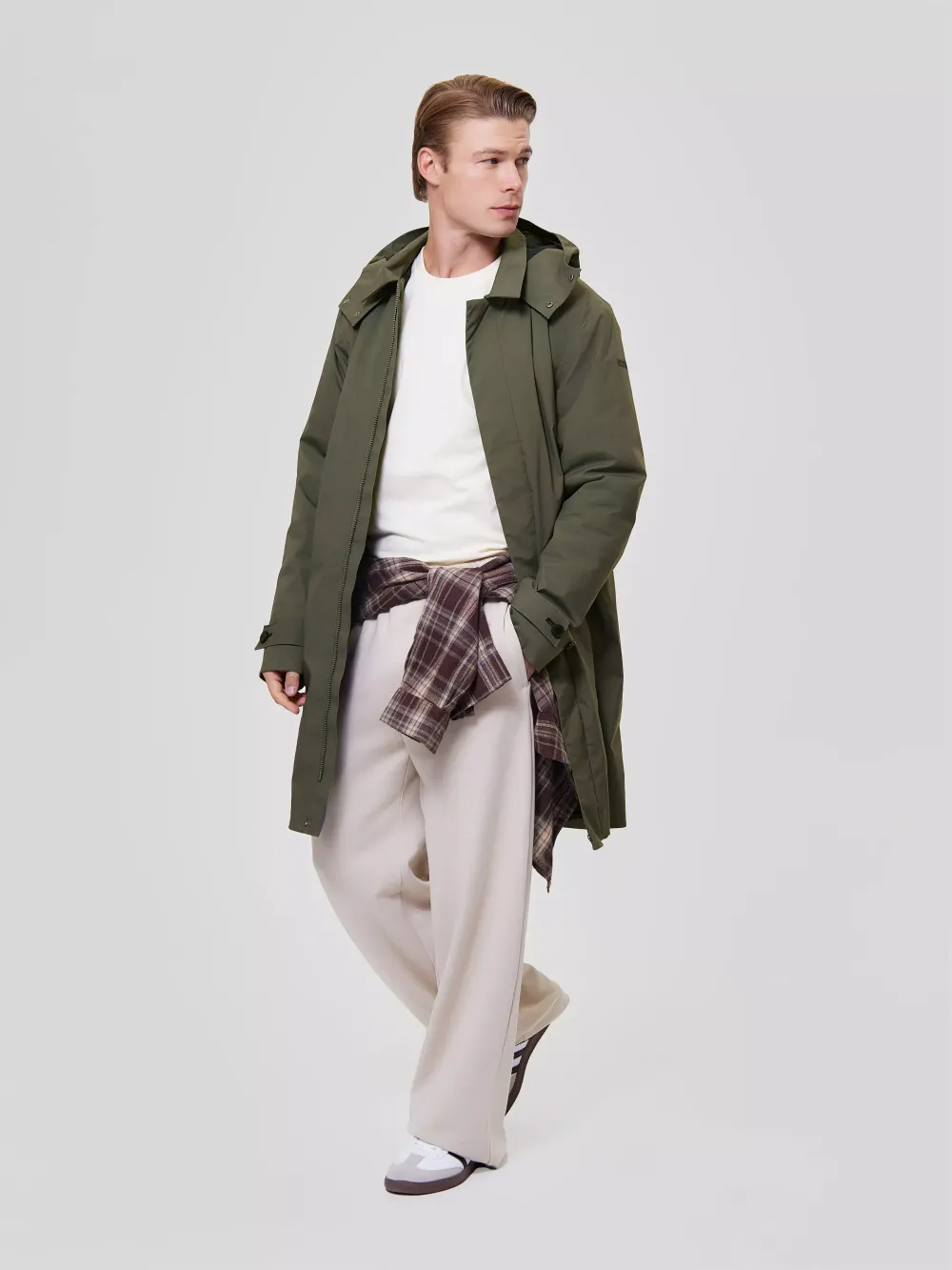 Плащ мужской КУМИР (KUMIR) NORPPA хаки