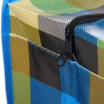 Сумка хозяйственная с внешним карманом « БАУЛ», цвет синий/чёрный, 70*55*23см