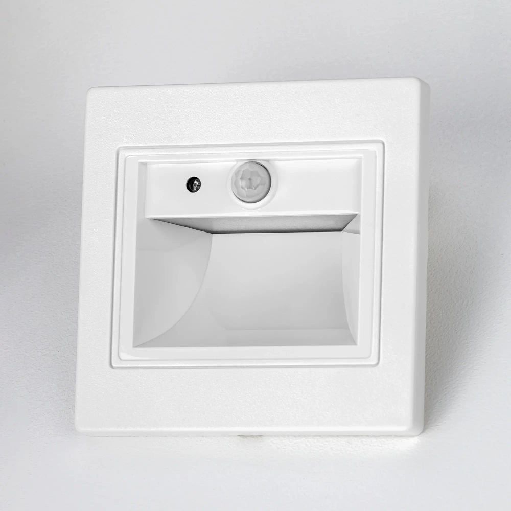 Citilux Скалли CLD005KS0 Встраиваемый светильник с датчиком движения Белый