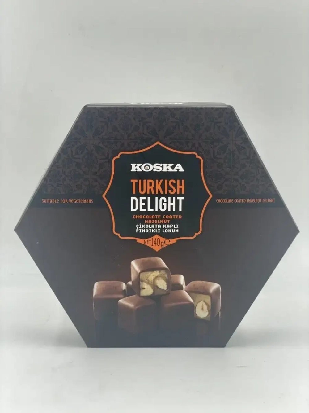 Турецкий рахат лукум в молочном шоколаде с фундуком