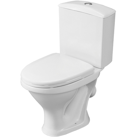 Унитаз-компакт Santeri "Вест" косой выпуск/1 режим. полипропилен