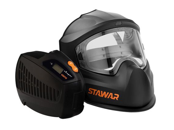 Маска для сварки Сварог STAWAR + Устройство подачи воздуха VENTO (СИЗОД)