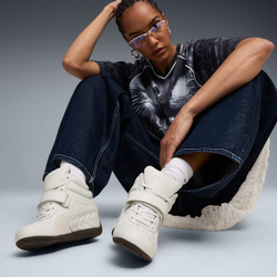 PUMA Женские кроссовки Speedcat Wedge, белый/серый