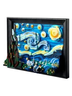 Конструктор Винсент Ван Гог Звёздная ночь 2316 деталей