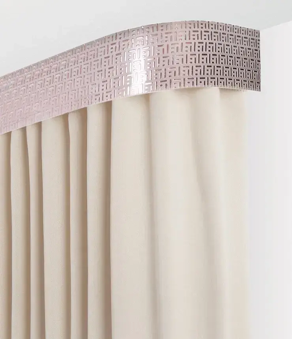 Пластиковый карниз с тиснением Legrand 2-х рядный Твил 3600 мм