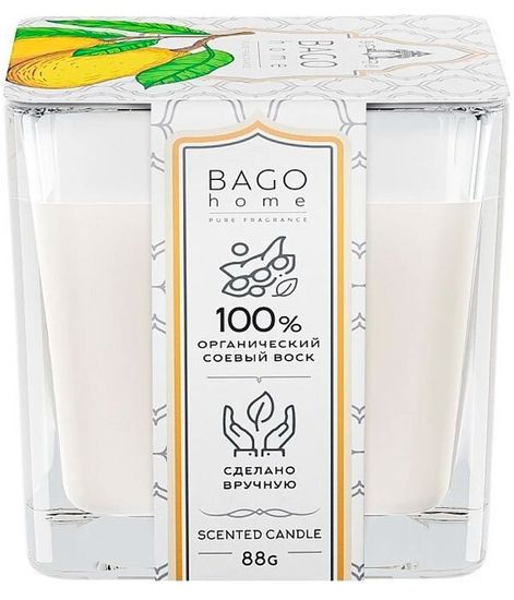 Тайское манго, ароматическая свеча, Bago home