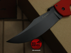 Нож Cold Steel Espada Large - красная рукоять, клинок черный RK/509