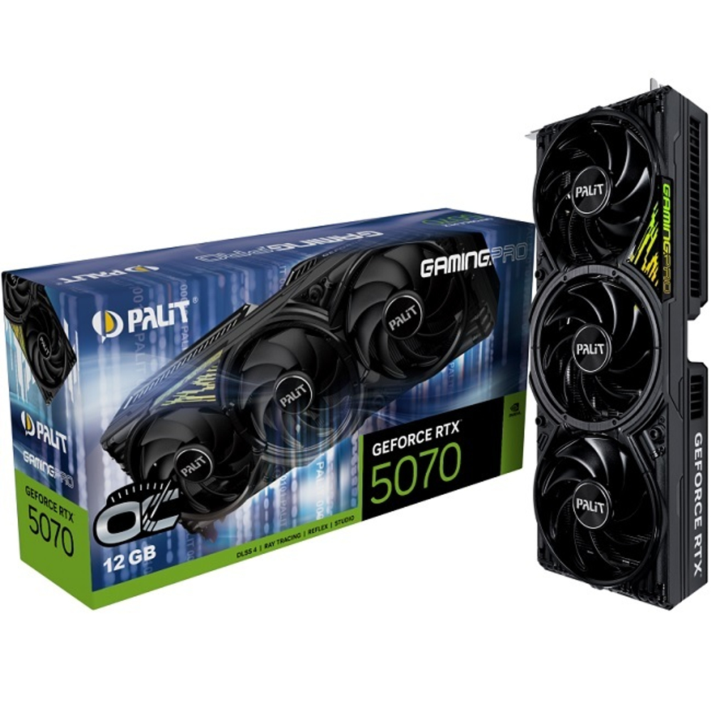 Видеокарта Palit GeForce RTX 5070 GamingPro OC 12GB (NE75070T19K9-GB2050A)