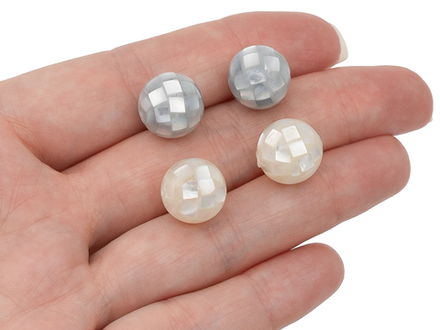 Бусина "Шар" 12,4мм, перламутр