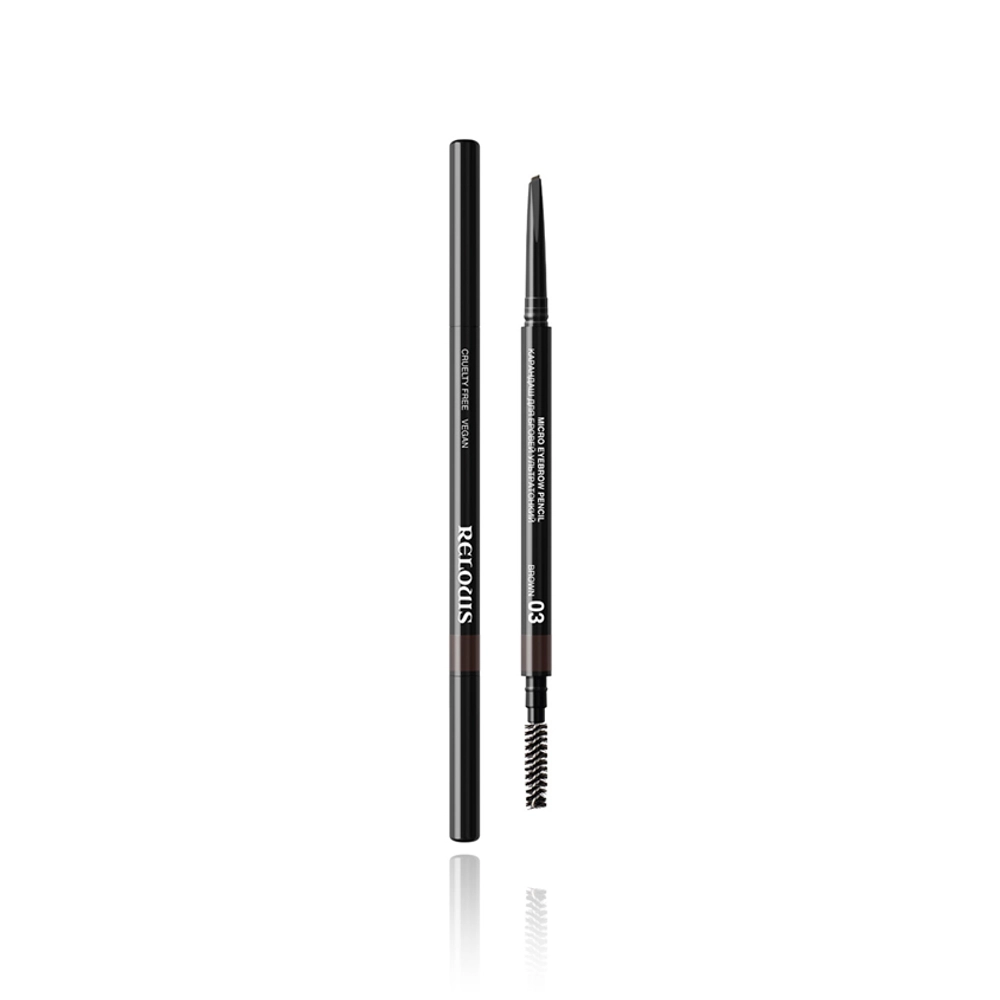 Карандаш для бровей Relouis Micro pencil cruelty free vegan