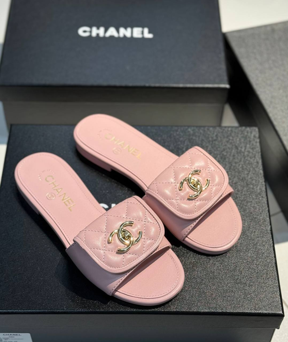 Шлепанцы CHANEL