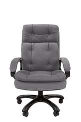 Офисное кресло Chairman 442 Россия ткань T-55 серый (черный пластик)