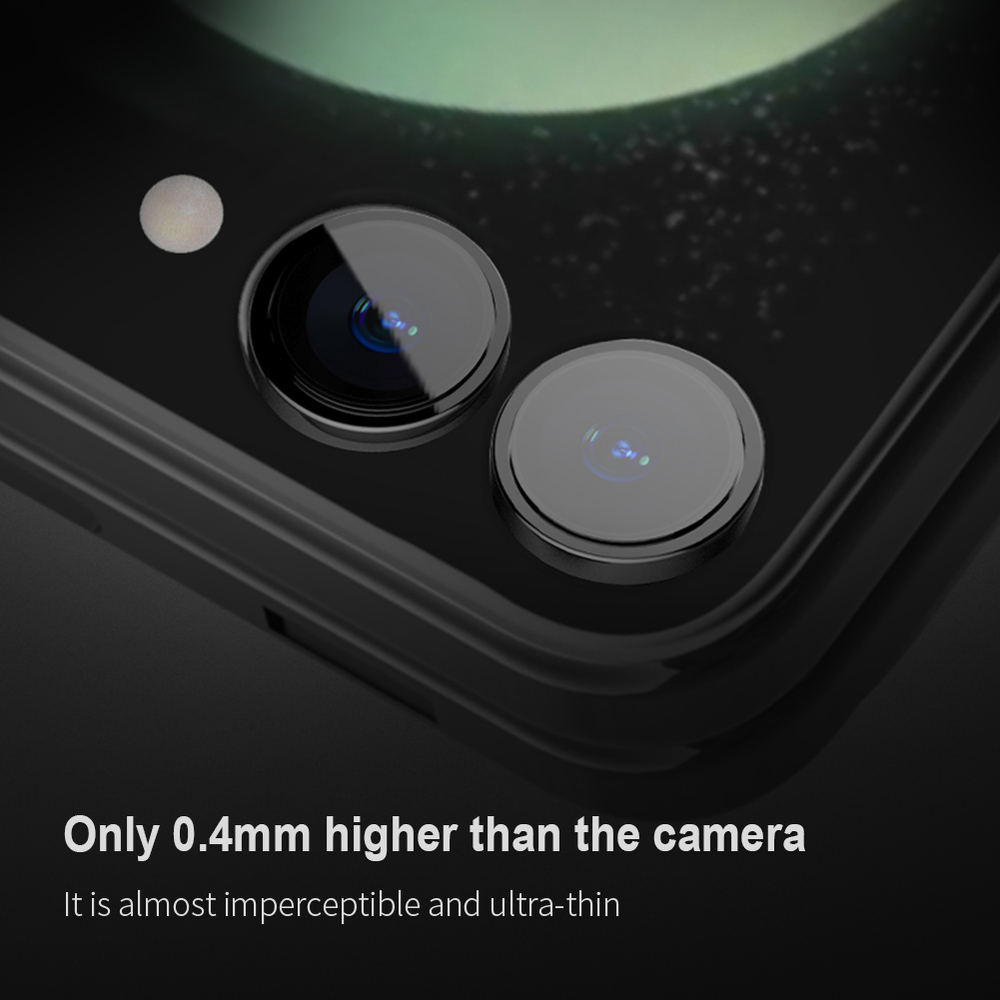 Защитное закаленное стекло от Nillkin на камеру смартфона Samsung Galaxy Z Flip 5, серия CLRFilm Camera Tempered Glass