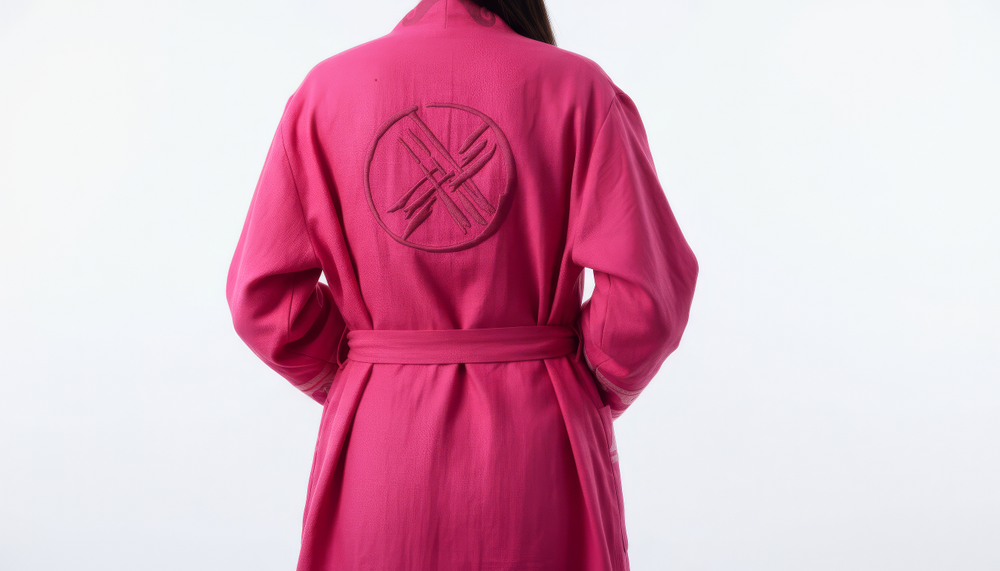 Шапан льняной OYU TOLQYN PINK