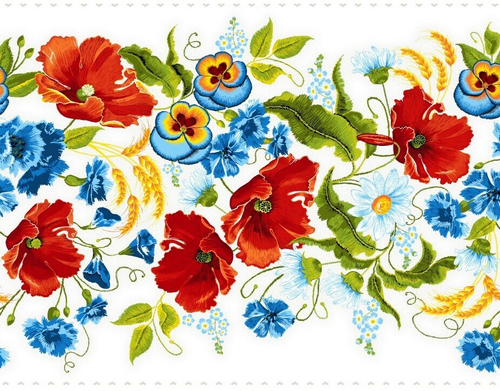 Дорожка 50 см 30132-1 Маковое поле