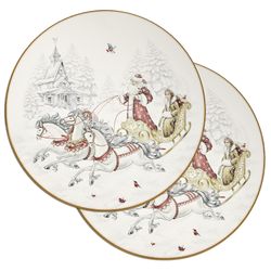 НАБОР ПОДСТАНОВОЧНЫХ САЛФЕТОК "МОРОЗКО" ИЗ 2 ШТ., ДИАМЕТР=38 СМ