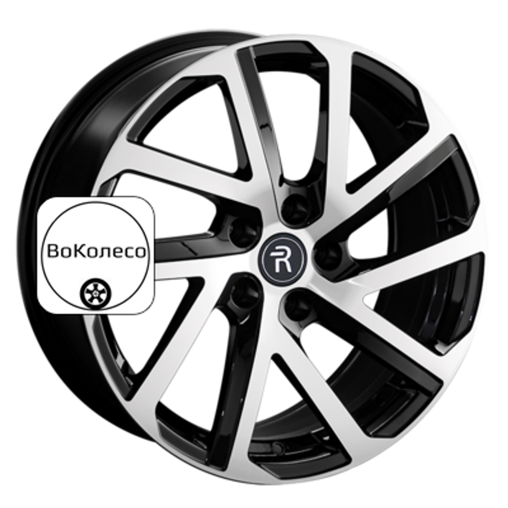 8x18/5x108 ET33 D60,1 CHR68 BKF (конус, C570) Replay