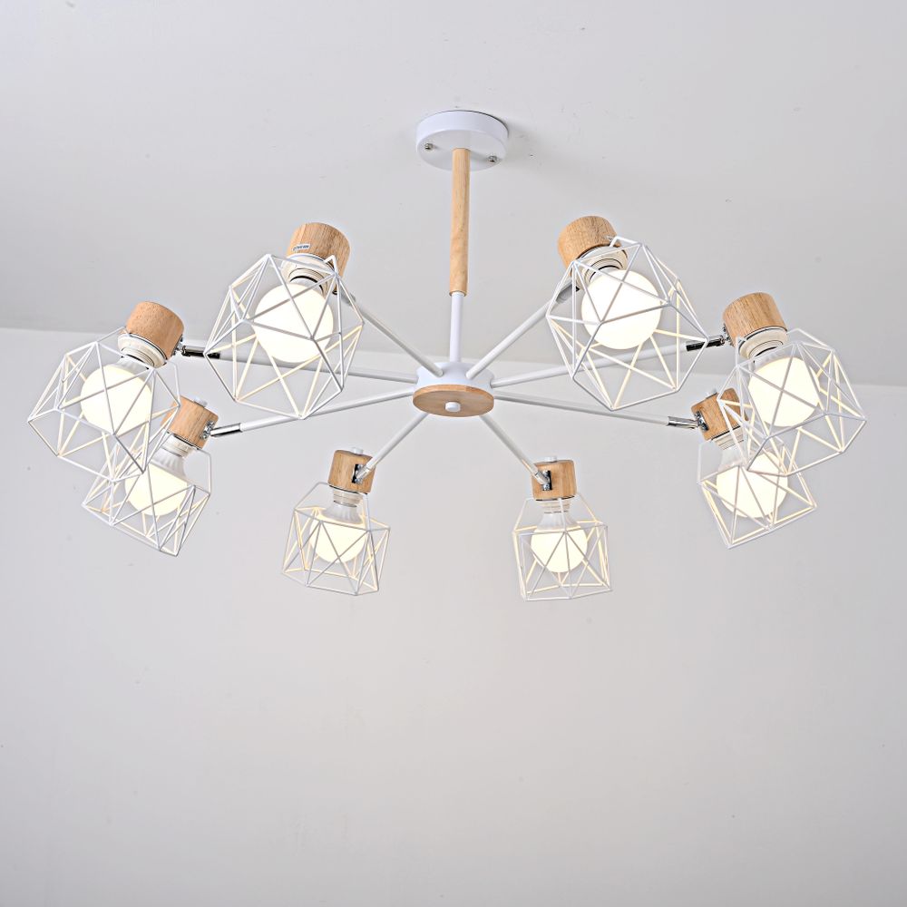 Потолочная Люстра Corf B3 White 8 Lamps By Imperiumloft