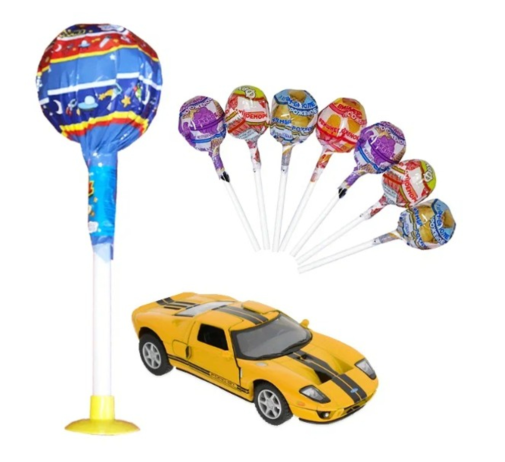 ФРУТТИ XXL для мальчиков/огромная карамель на палочке