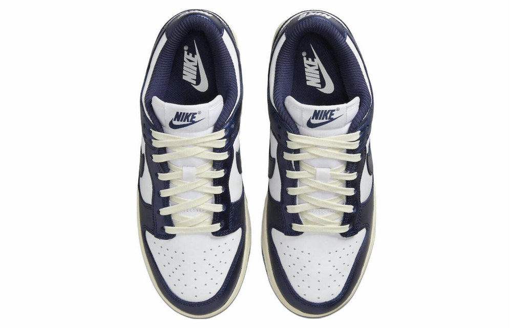 Кроссовки Nike Dunk Low "Midnight Navy And White" 2023 (Женская размерная сетка)