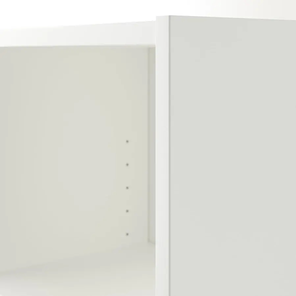 Угловой книжный шкаф - BILLY IKEA/БИЛЛИ ИКЕА, 28х95х202 см, белый